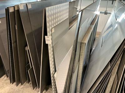 Översiktsbild av aluminium sheet material